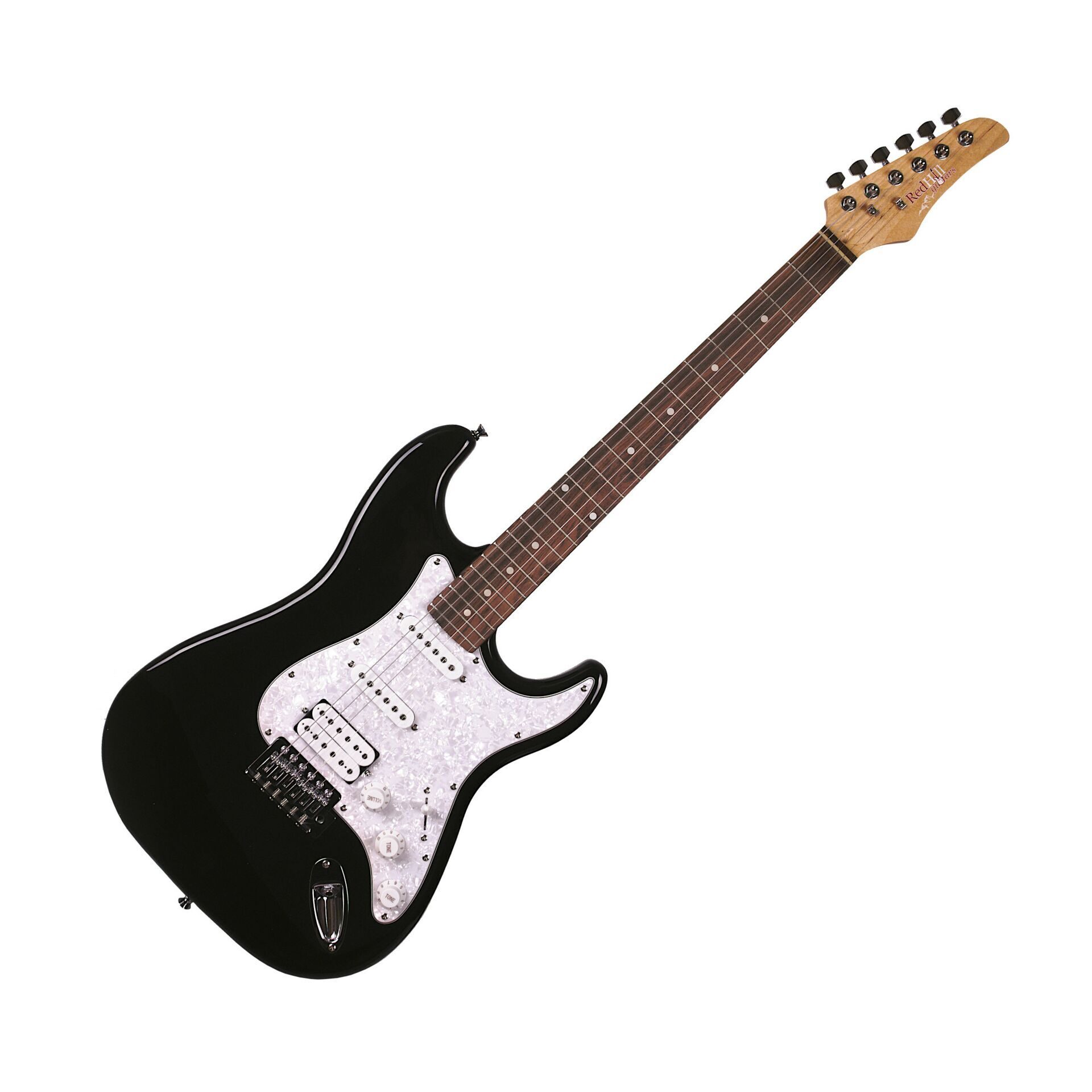 REDHILL STM200/BK - электрогитара, Stratocaster, S-S-H, тополь/клен, цвет  черный купить в Якутске